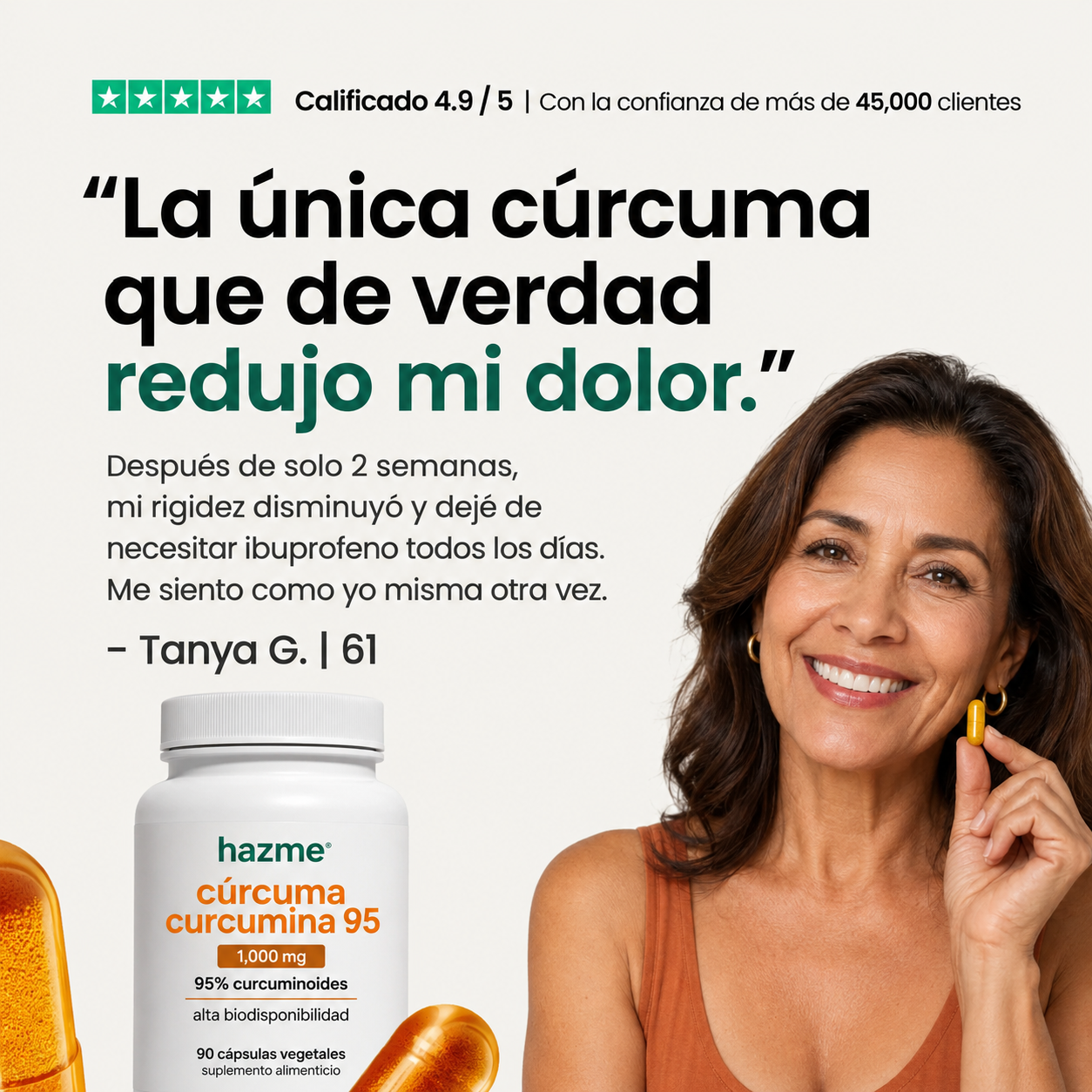 Hazme® Cúrcuma | Apoyo Articular y Movilidad