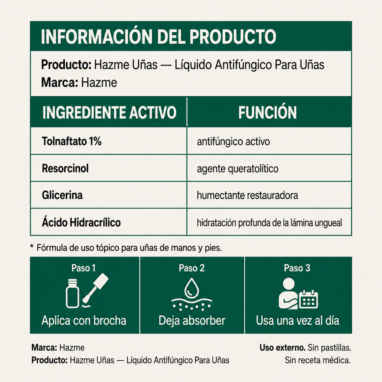 Hazme® Uñas | Recupera El Color y La Fuerza