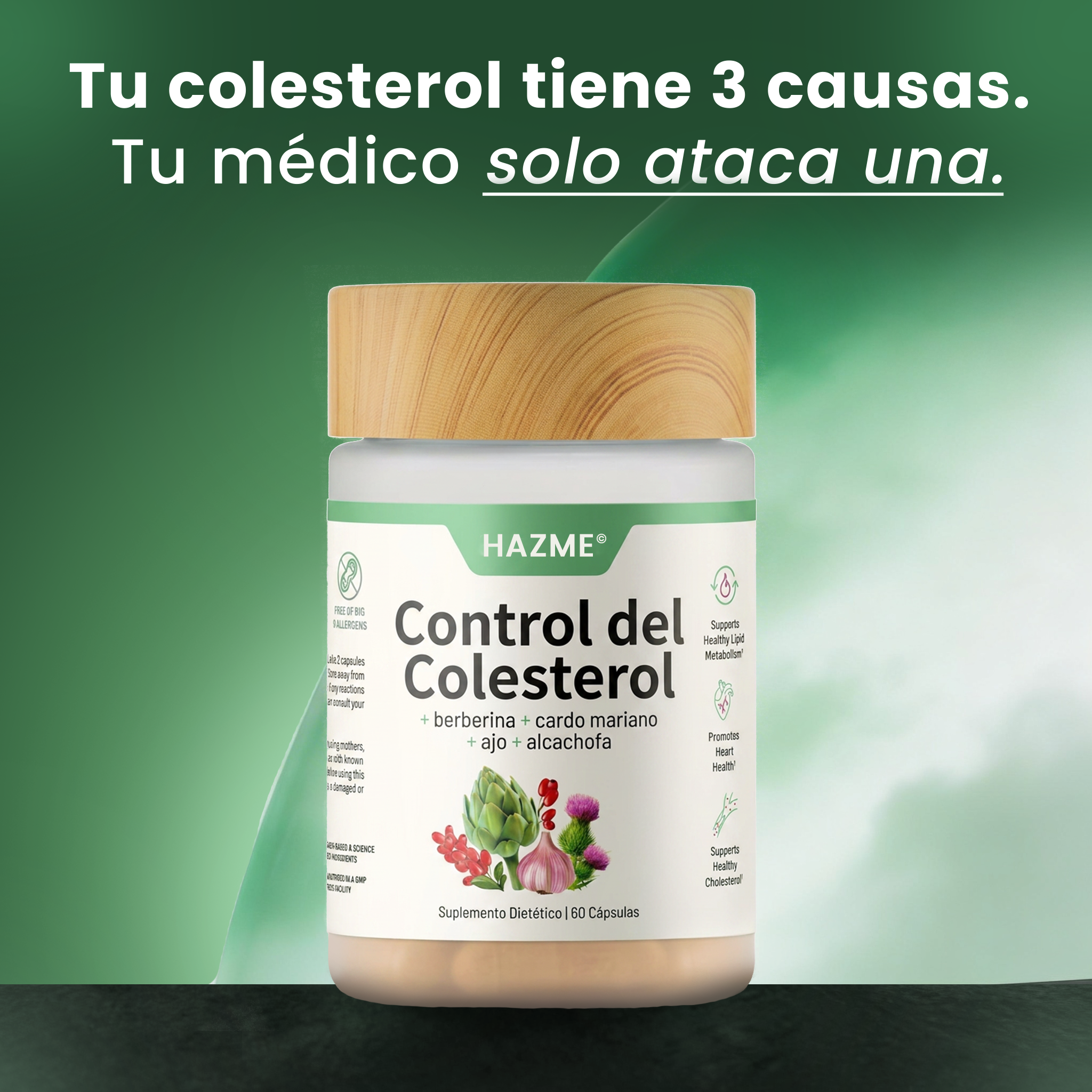 Hazme® Control Natural del Colesterol